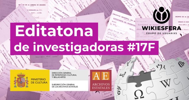 I Editatona de investigadoras #17F