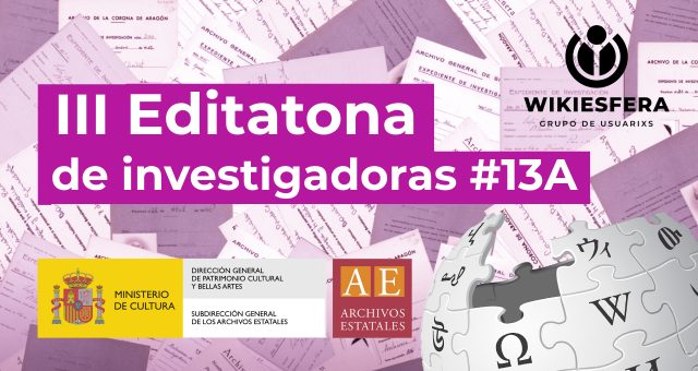III Editatona de investigadoras #13A