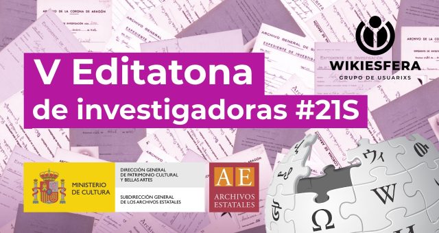 V Editatona de investigadoras #21S