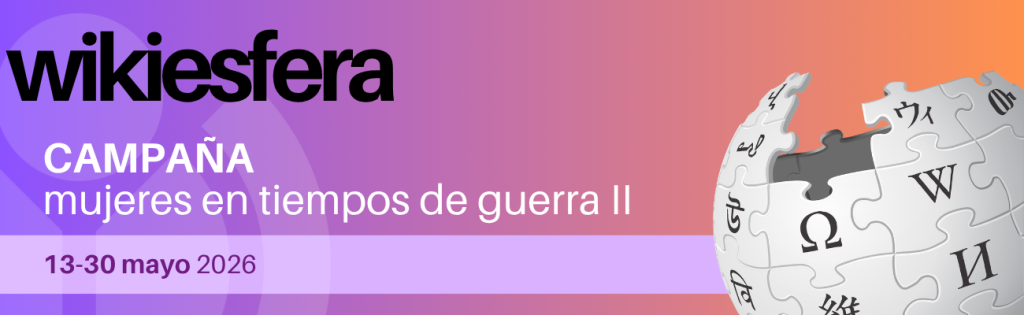 Cabecera campaña mujeres en tiempos de guerra 2026